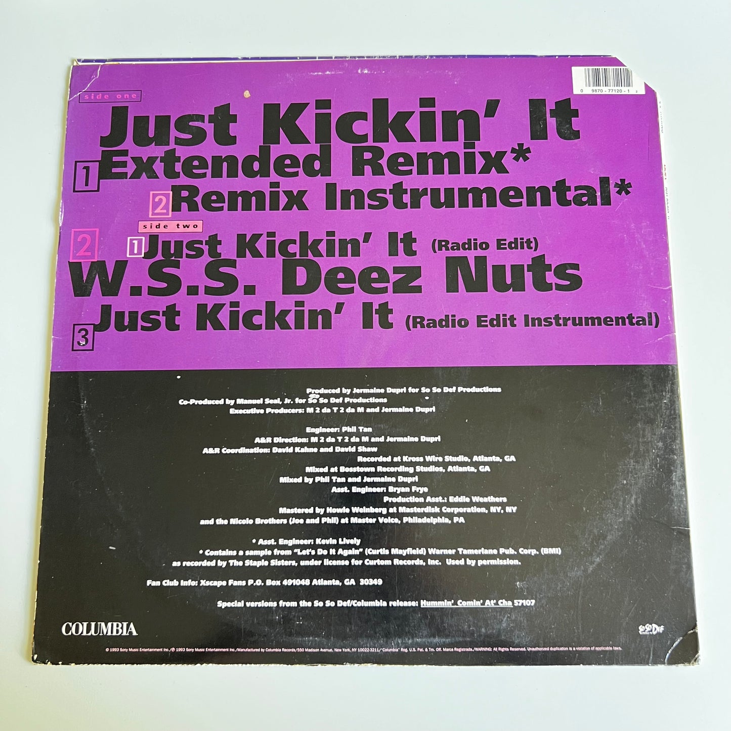 Xscape - Just Kickin' It - Single 1993
