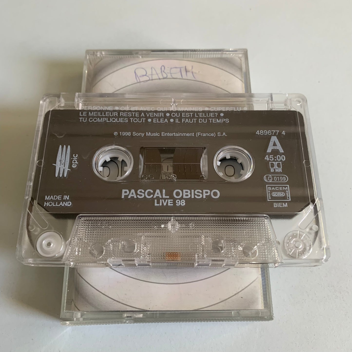 Pascal Obispo - Live 98 - 1998 Occasion