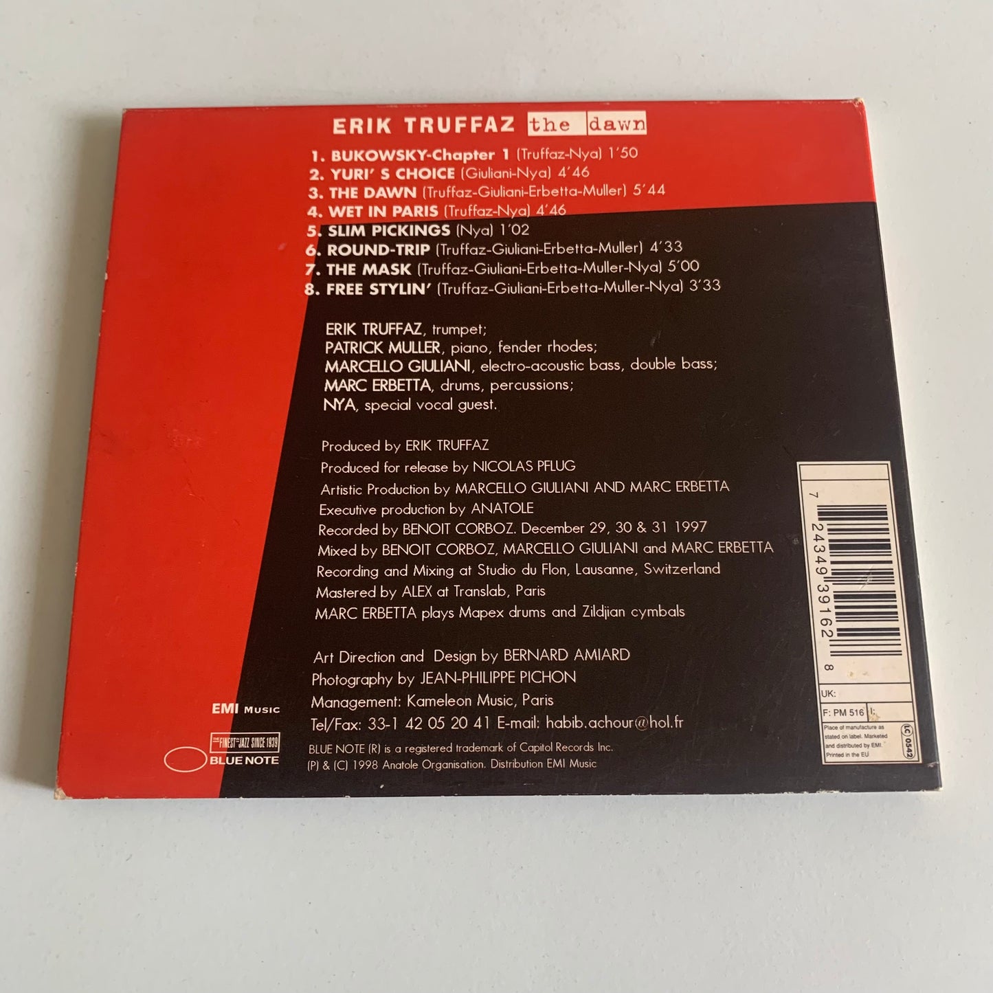 CD - Erik Truffaz - The Dawn - 1998 Occasion