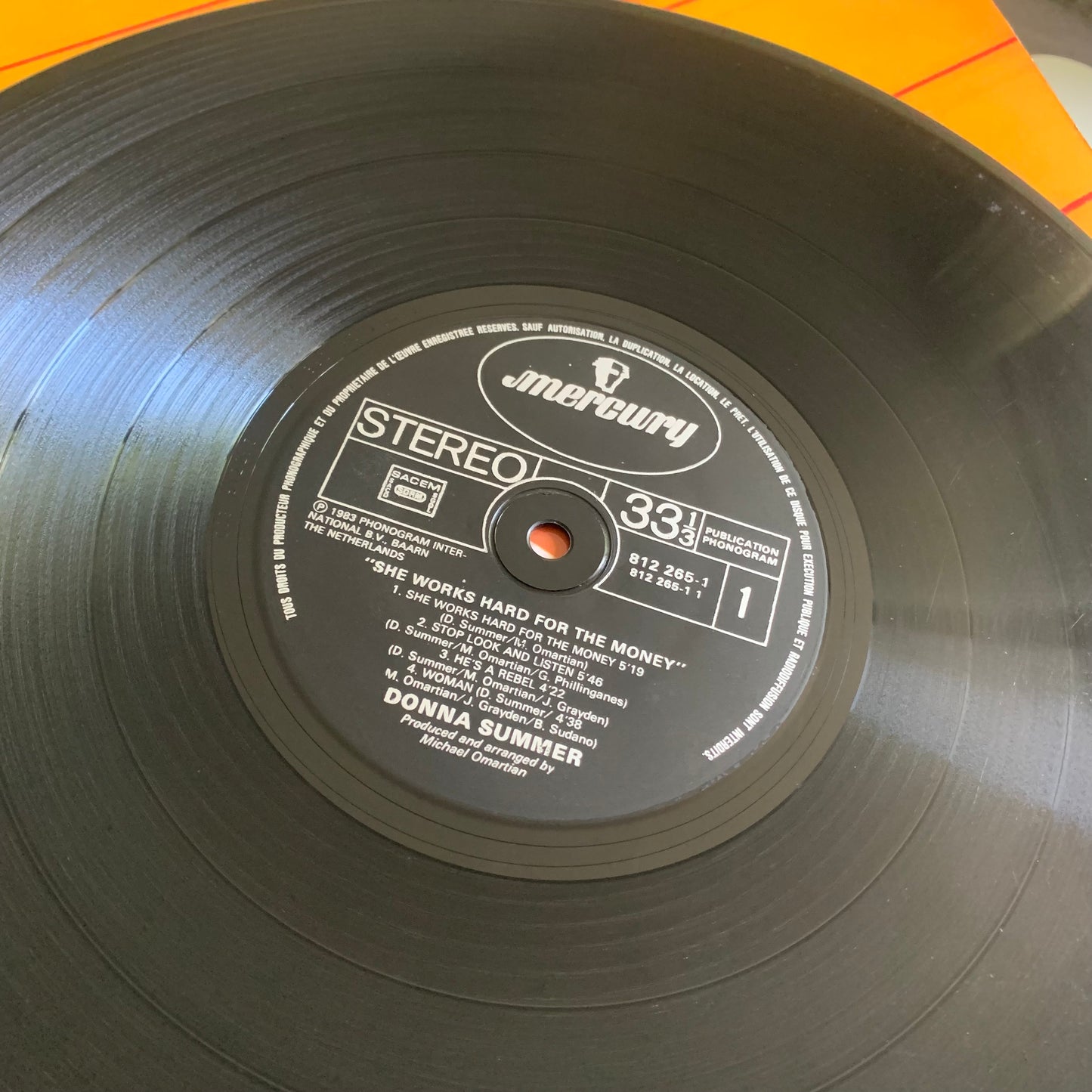 Donna Summer - She Works Hard For The Money - LP 1983 Occasion