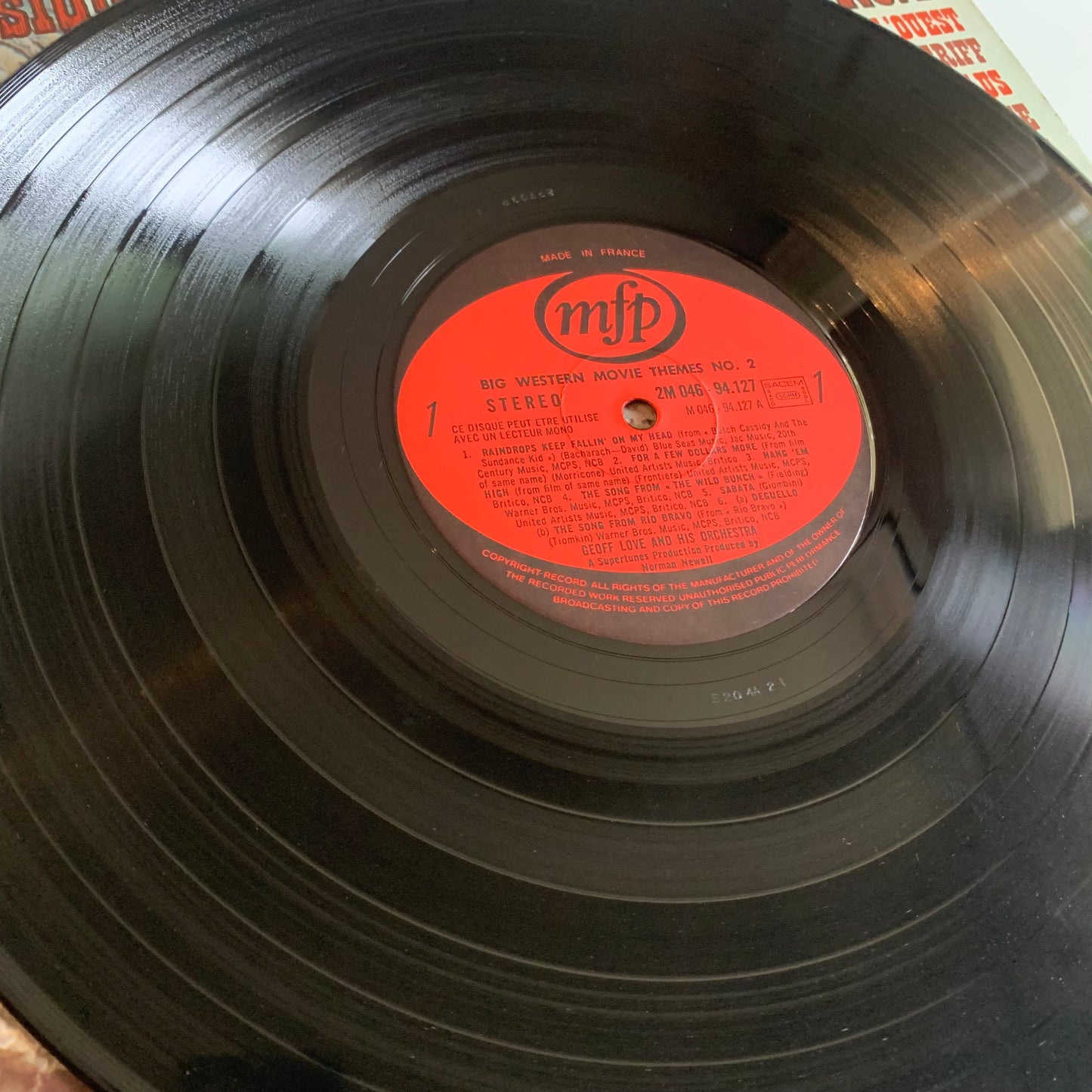 Geoff Love & His Orchestra - Les Musiques Des Grands Films De Western No. 2 - LP 1975 Occasion