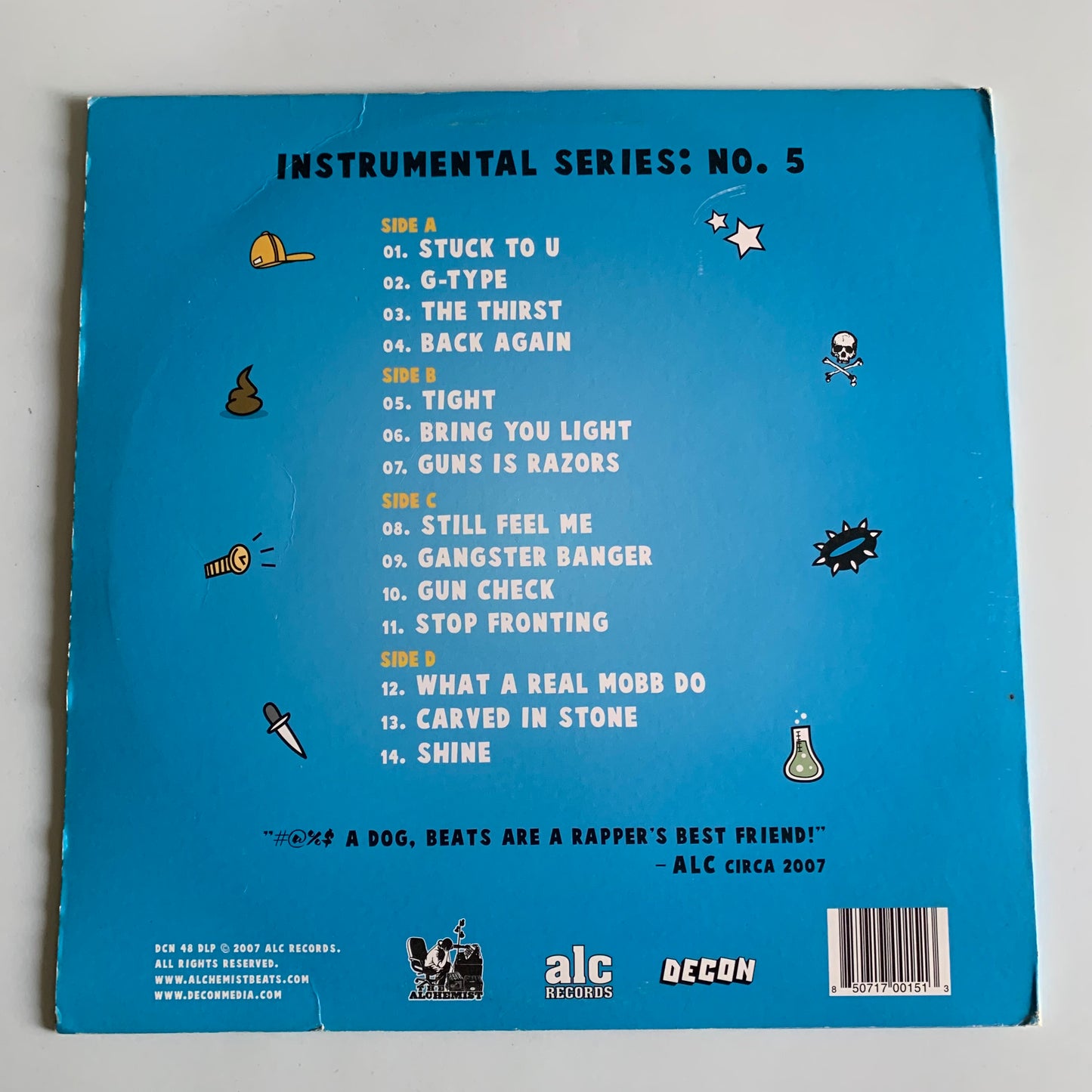 The Alchemist - Rapper's Best Friend: An Instrumental Series - Double LP 2007 Occasion