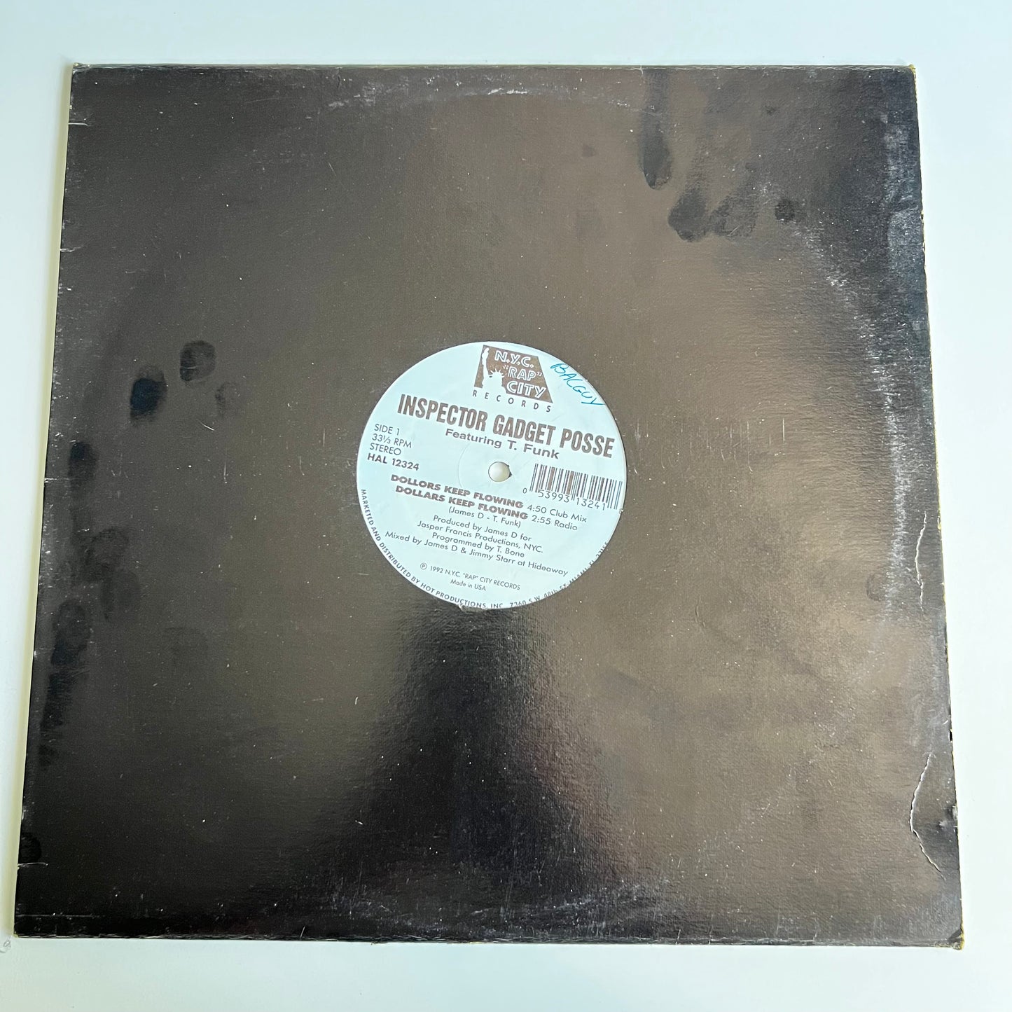 Inspector Gadget Posse - Dollars Keep Flowing - Single 1992