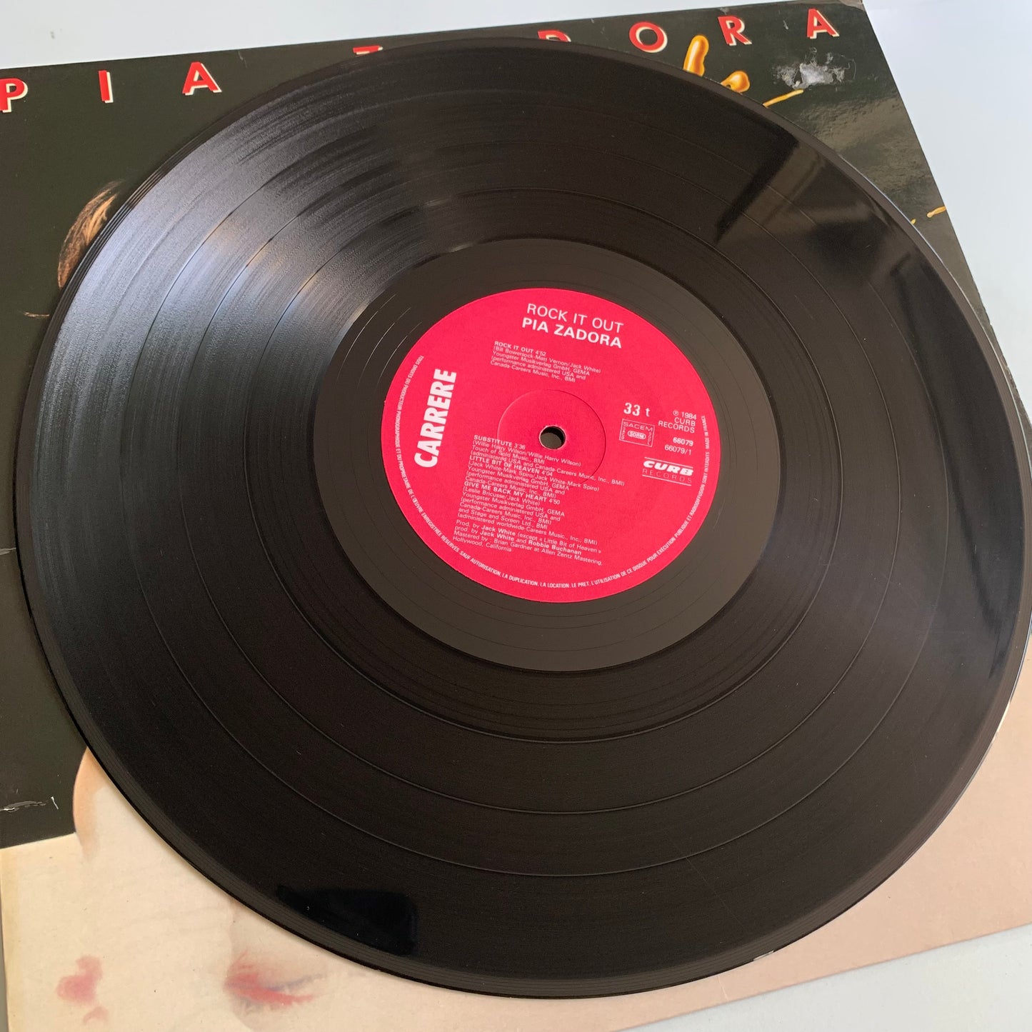 Pia Zadora - Rock It Out - LP 1984 Occasion