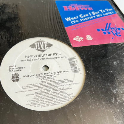 Hi-Five - Nuttin' Nyce - What Can I Say To You (To Justify My Love) - Single 1994