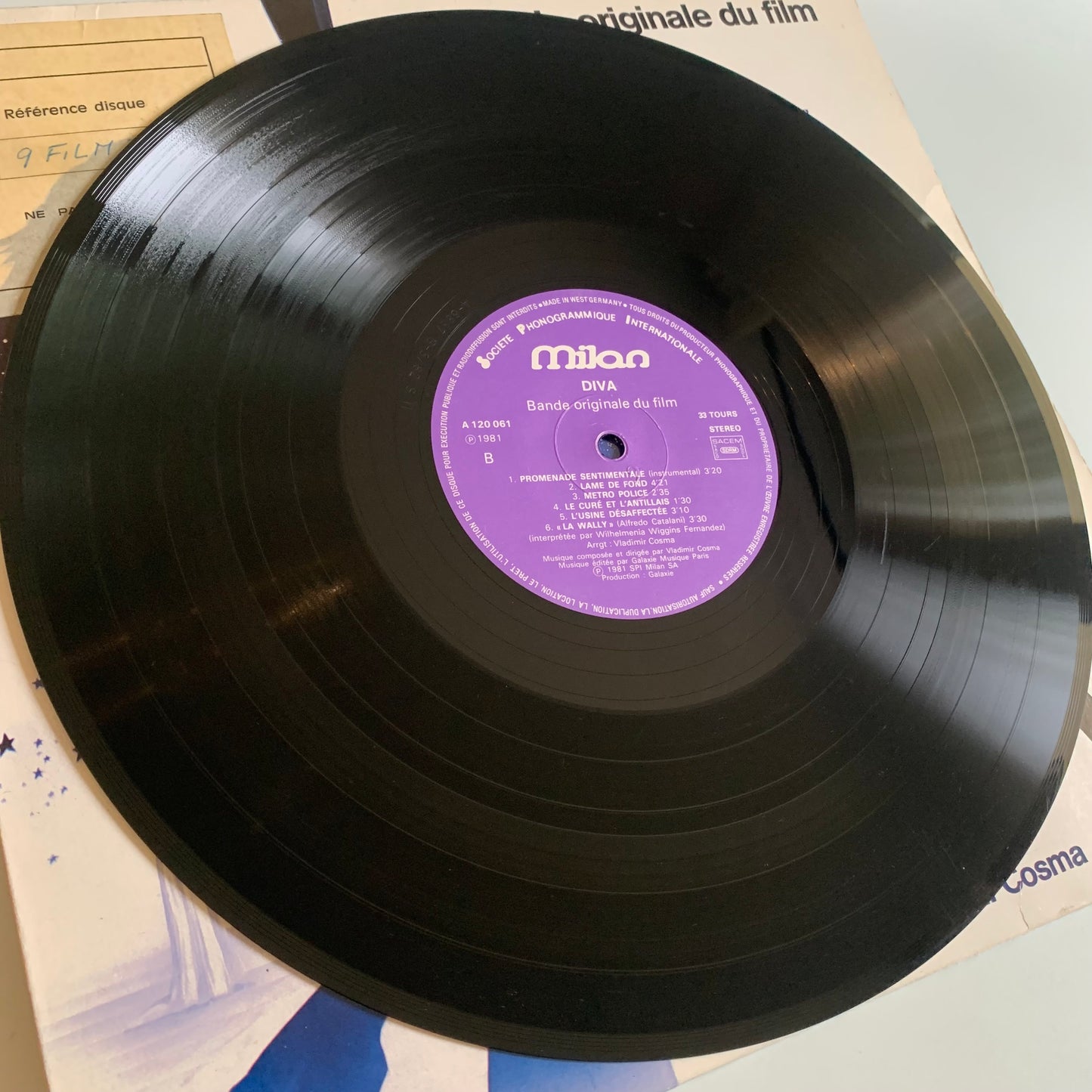Vladimir Cosma - Diva (Bande Originale Du Film) - LP 1981 Occasion