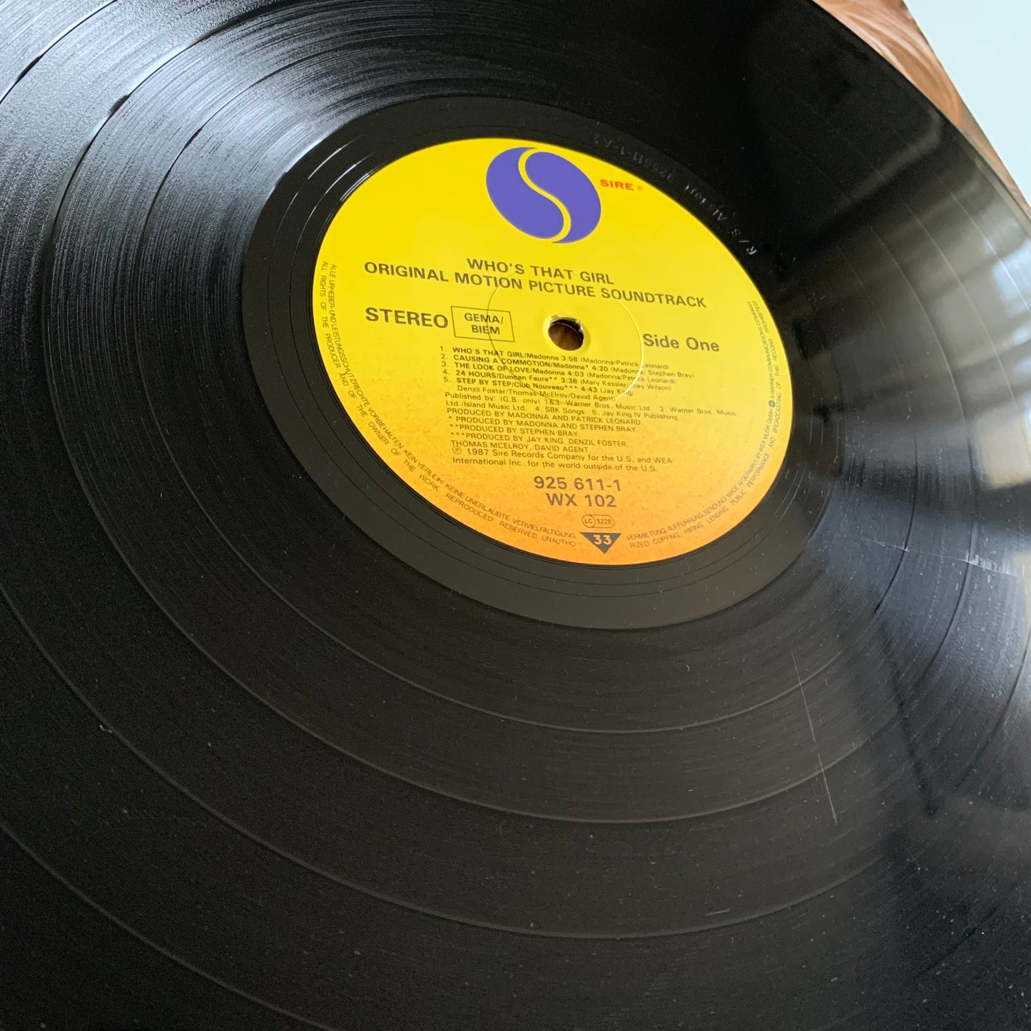 Madonna - Who's That Girl (Original Motion Picture Soundtrack) - Maxi 1987 Occasion