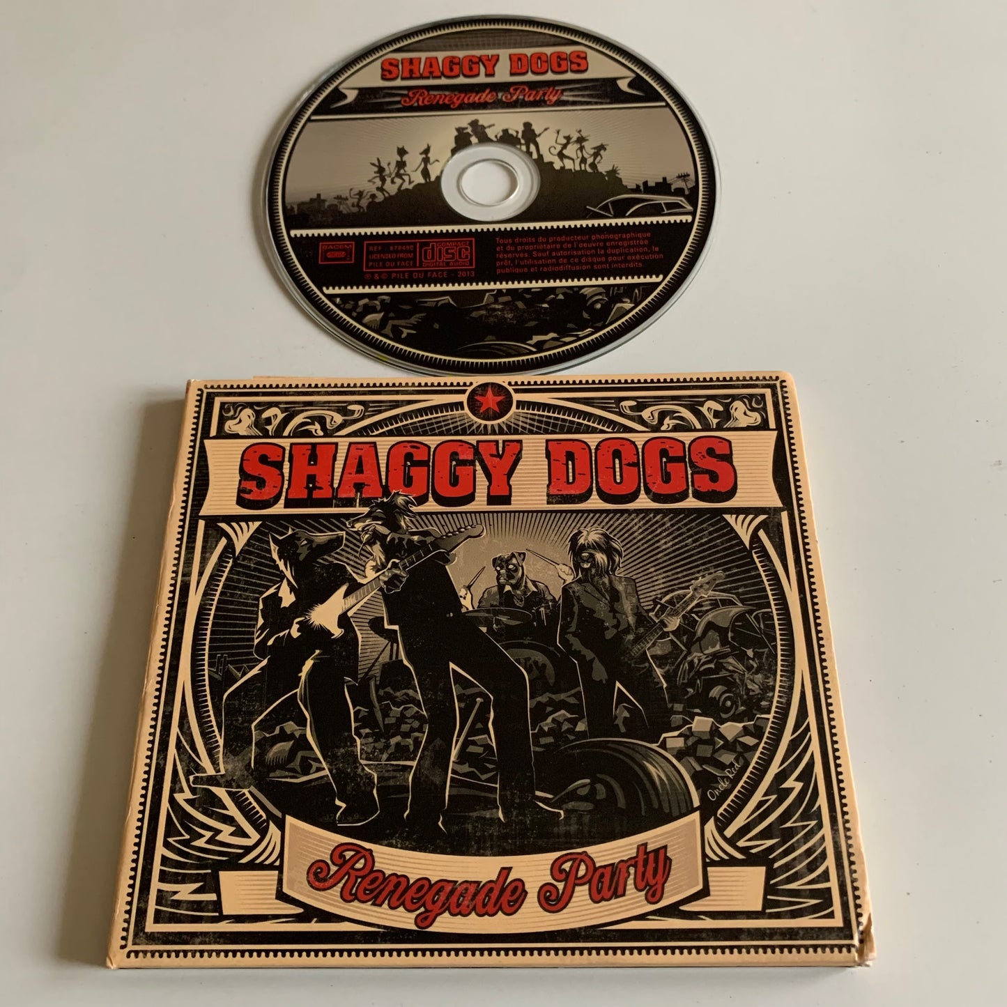 CD - Shaggy Dogs - Renegade Party - 2013 Occasion