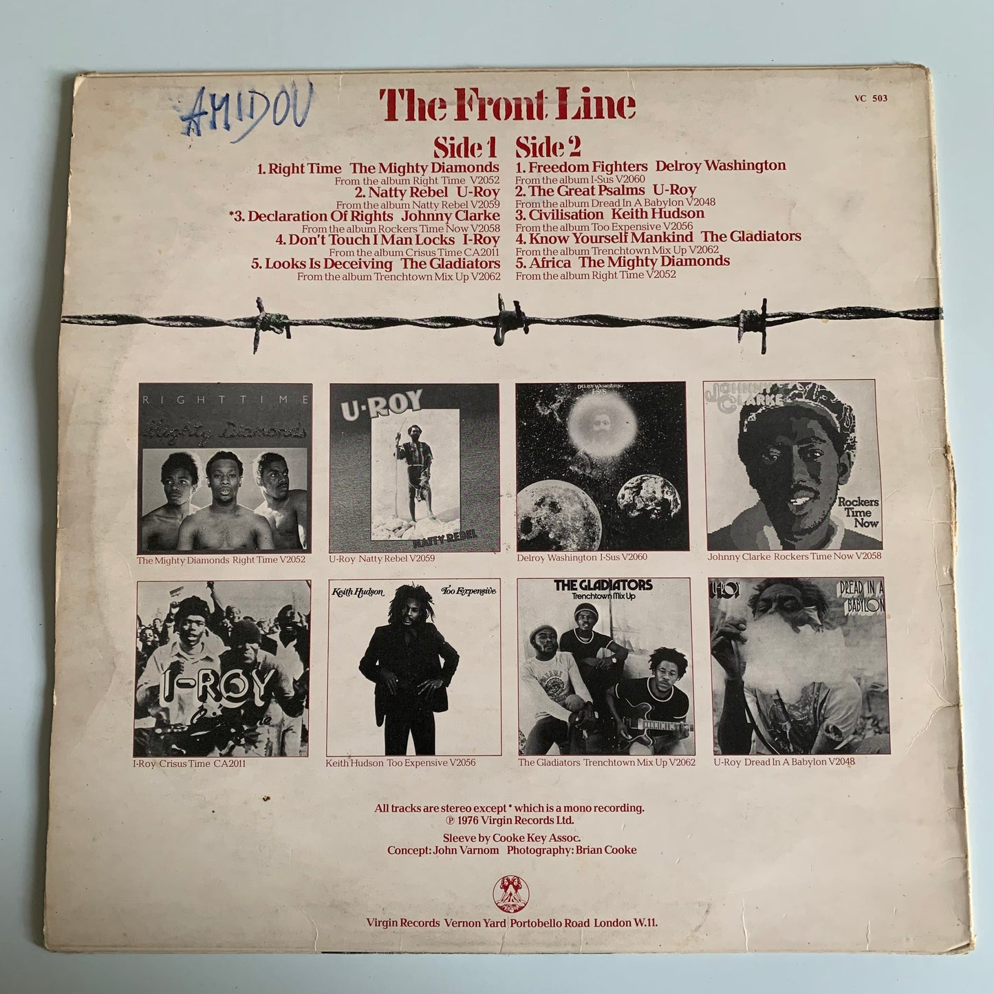 Variétés - The Front Line - LP 1976 Occasion