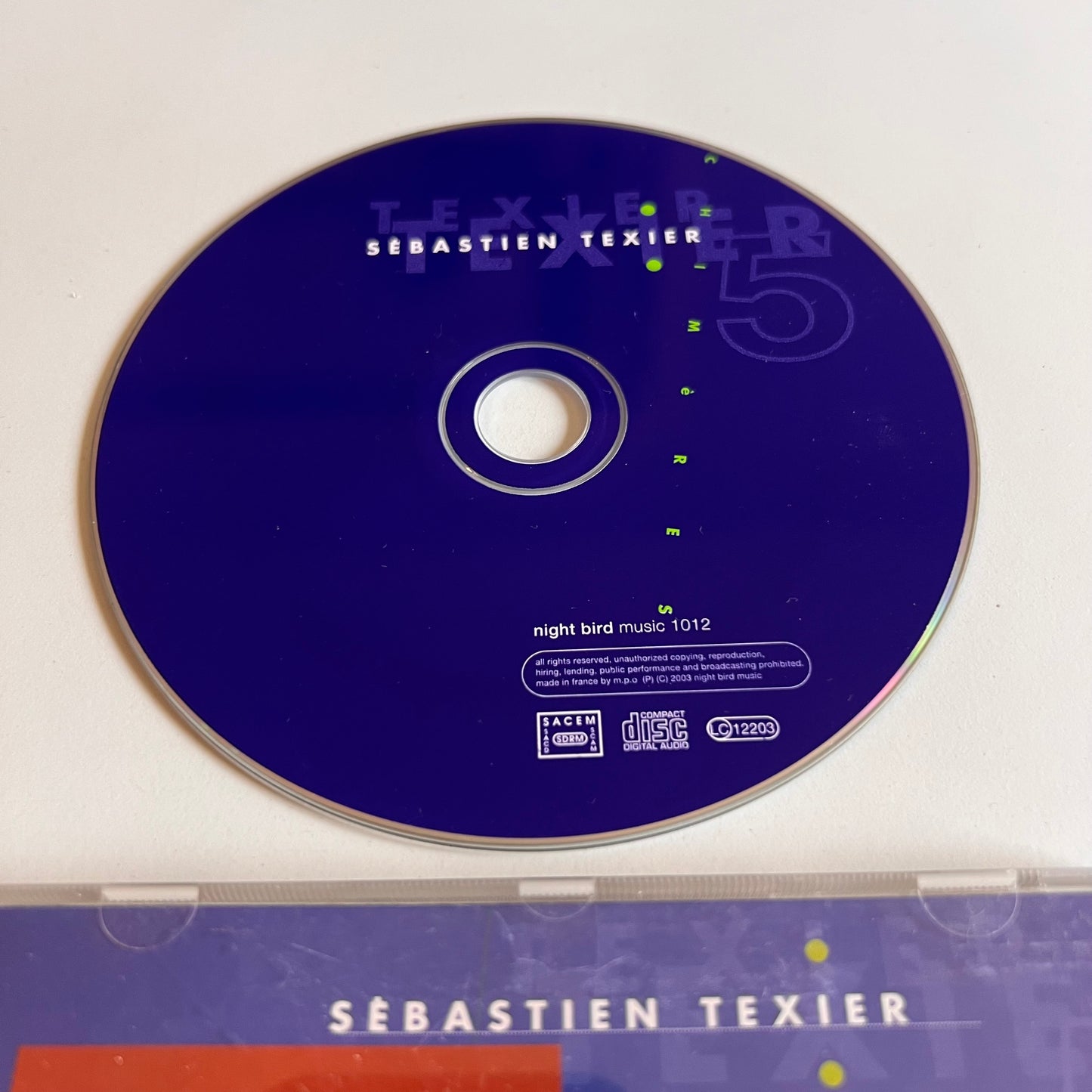 CD - Sébastien Texier Quintet - Chimères - 2003