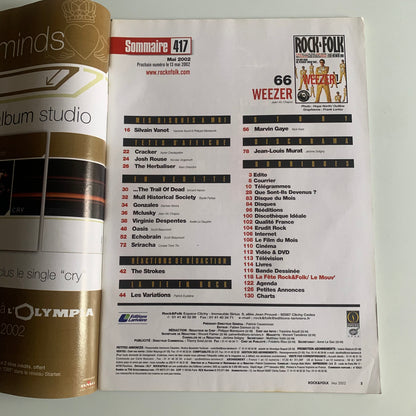 Magazine Rock & Folk - Nº417 Mai 2002