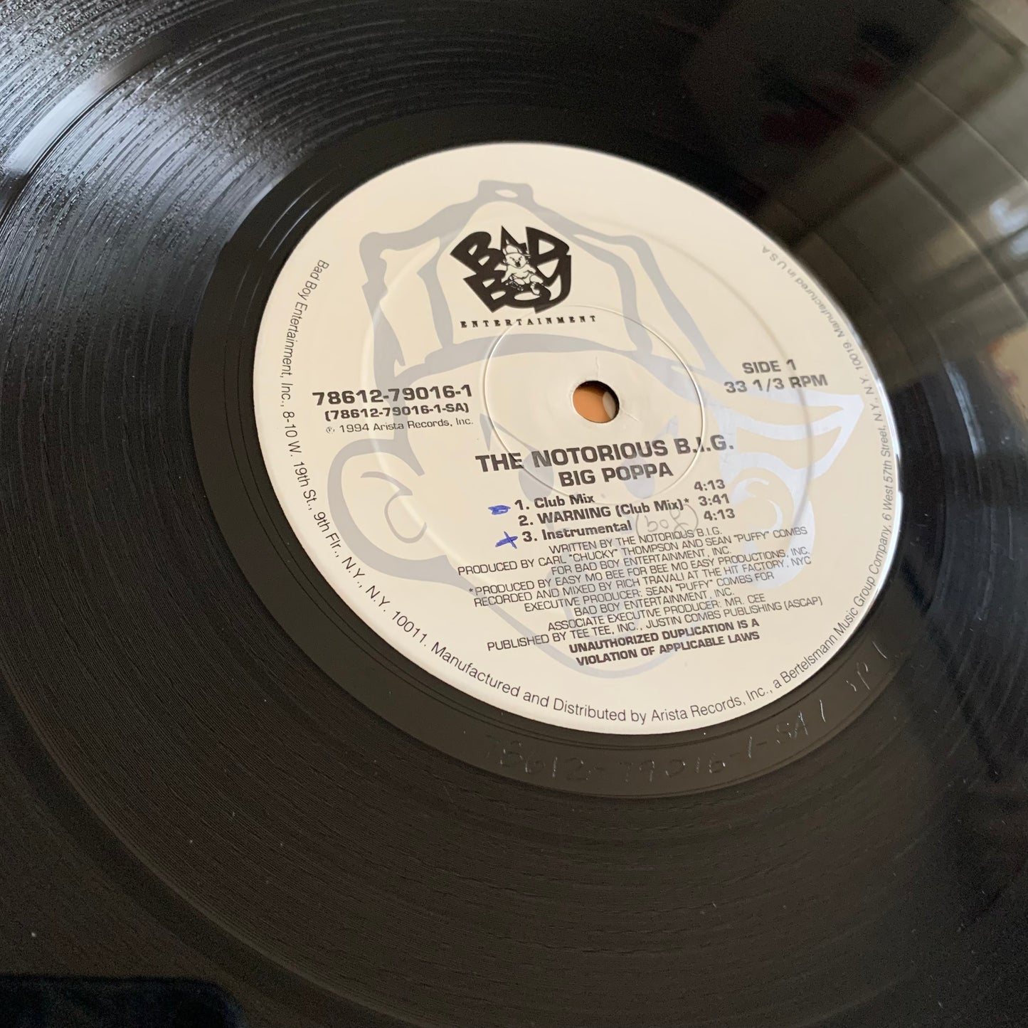 The Notorious BIG - Big Poppa - Single 1994✨