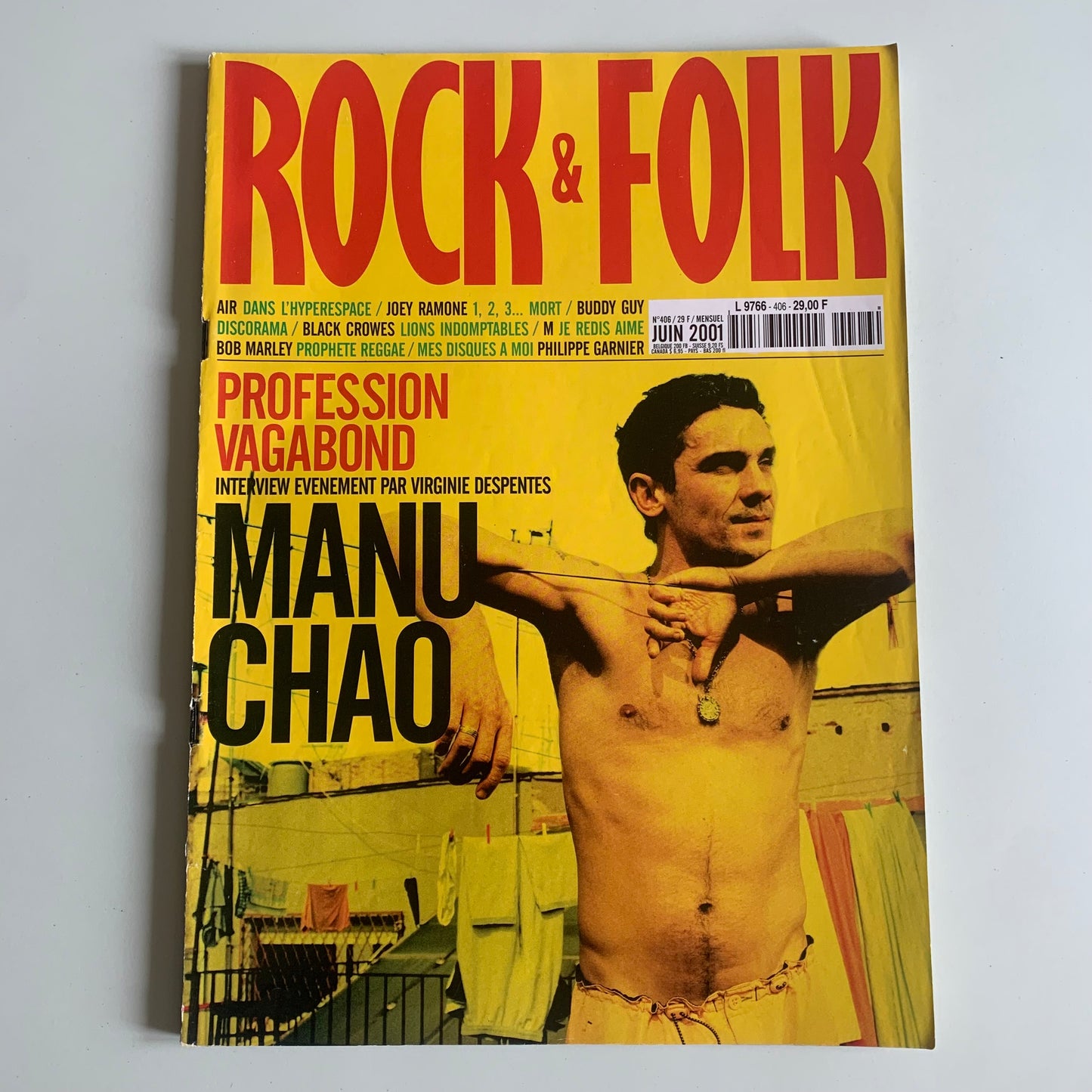 Magazine Rock & Folk - Nº406 Juin 2001