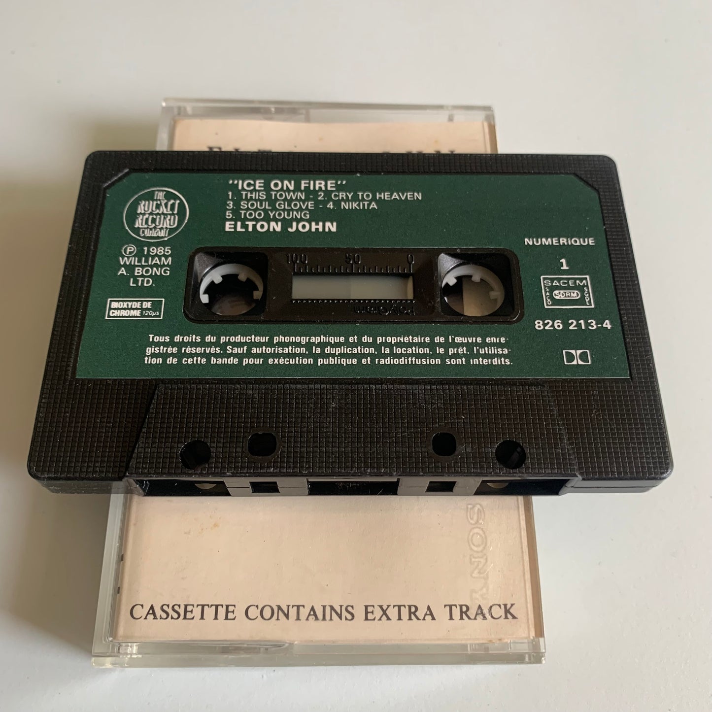 Elton John - Ice On Fire - 1985 Occasion