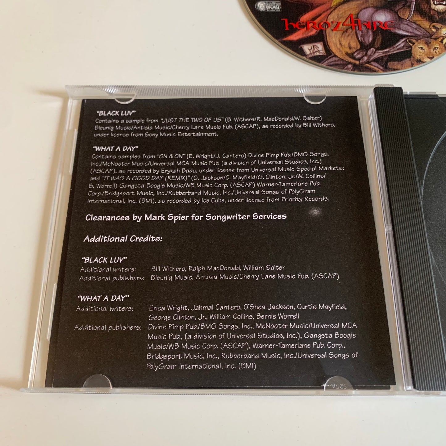 CD - Jeru The Damaja - Heroz 4 Hire - 1999 Occasion