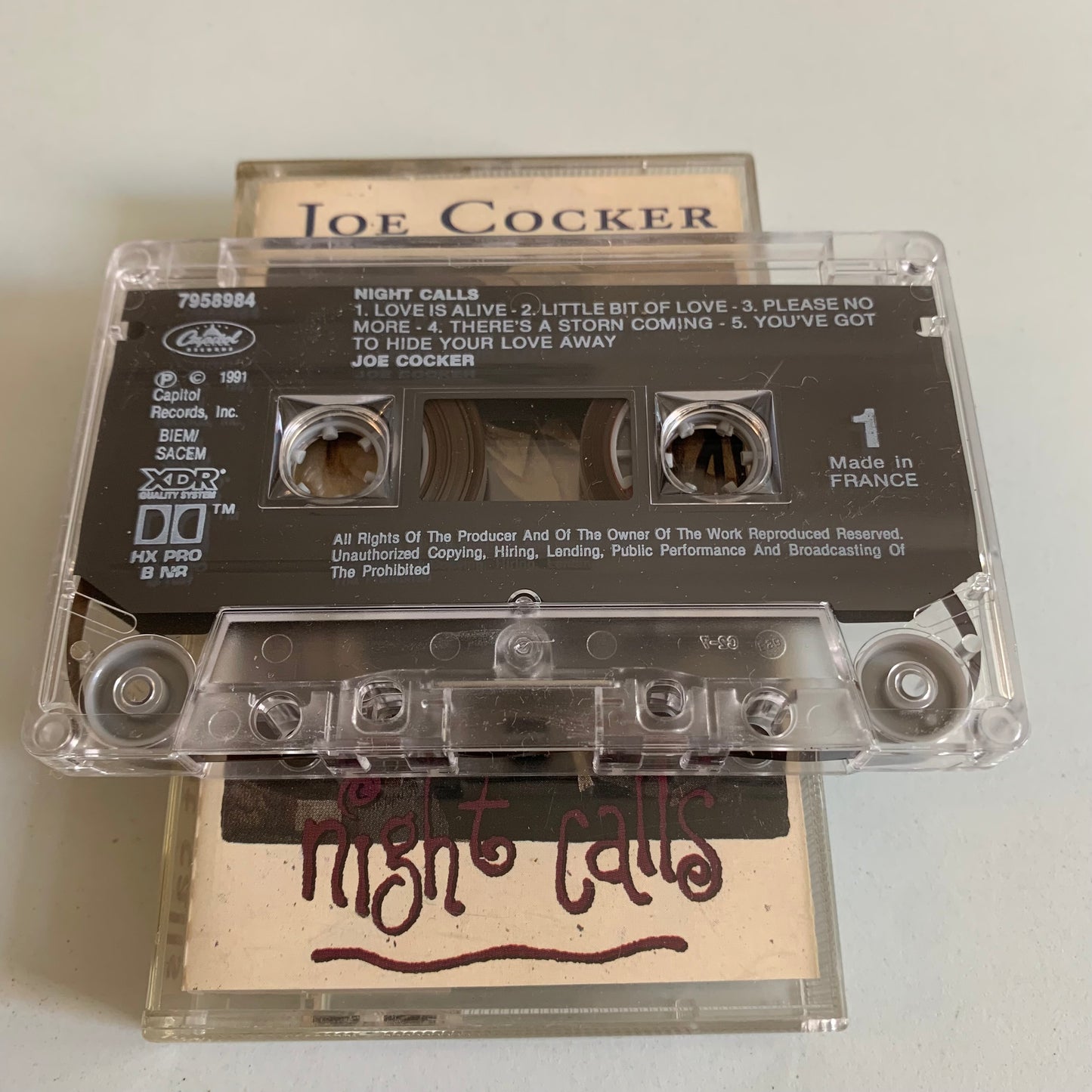 Joe Cocker - Night Calls - 1991 Occasion