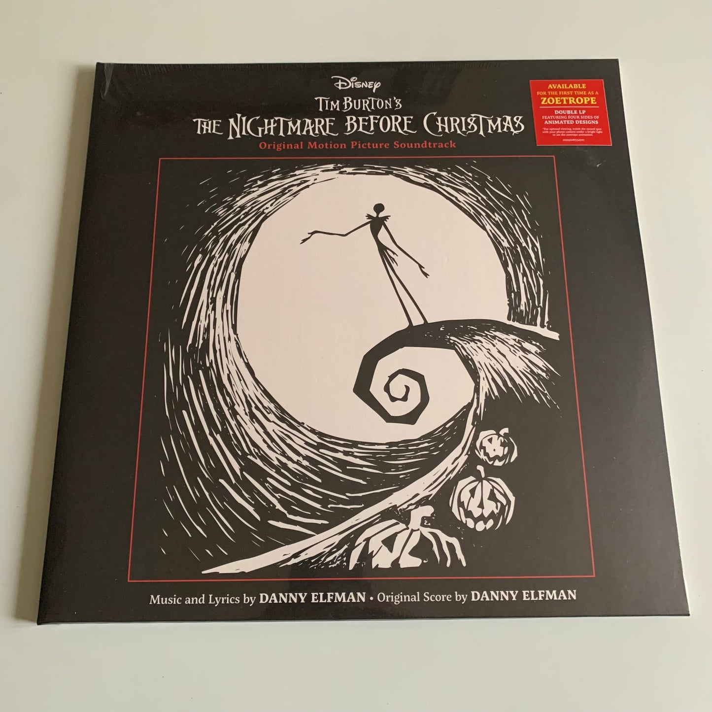 Tim Burton's The Nightmare Before Christmas - L’étrange Noël de Monsieur Jack - Double LP Zoetrope 2023 Neuf