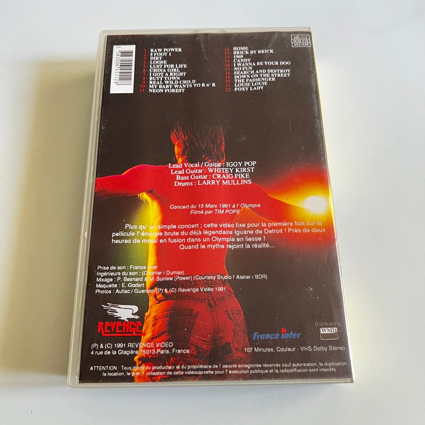 Iggy Pop - Kiss My Blood Live At The Olympia - Paris 1991