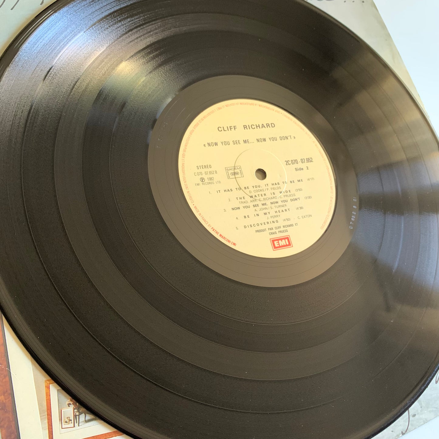 Cliff Richard - Now You See Me Now You Don't - LP 1982