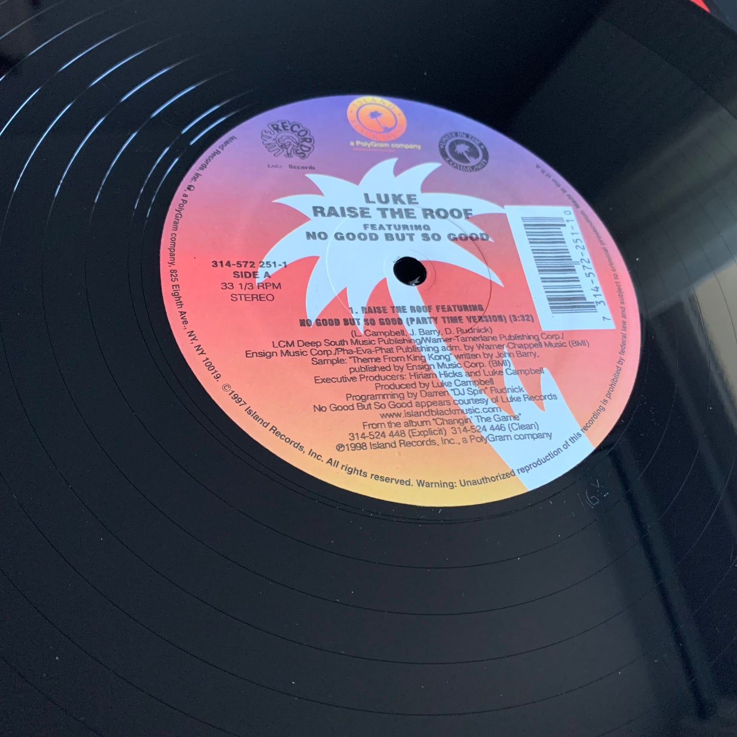 Uncle Luke - No Good But So Good - Raise The Roof - Single 1998