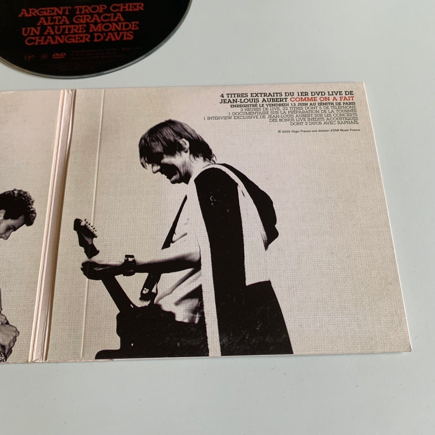 DVD - Jean-Louis Aubert - Comme On A Dit - 2003 Occasion