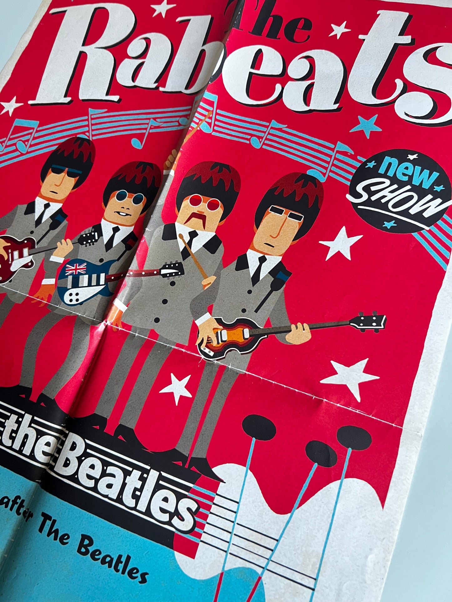 Affiche Poster Original Concert The Rabeats ATribute To The Beatles - 60x40cm