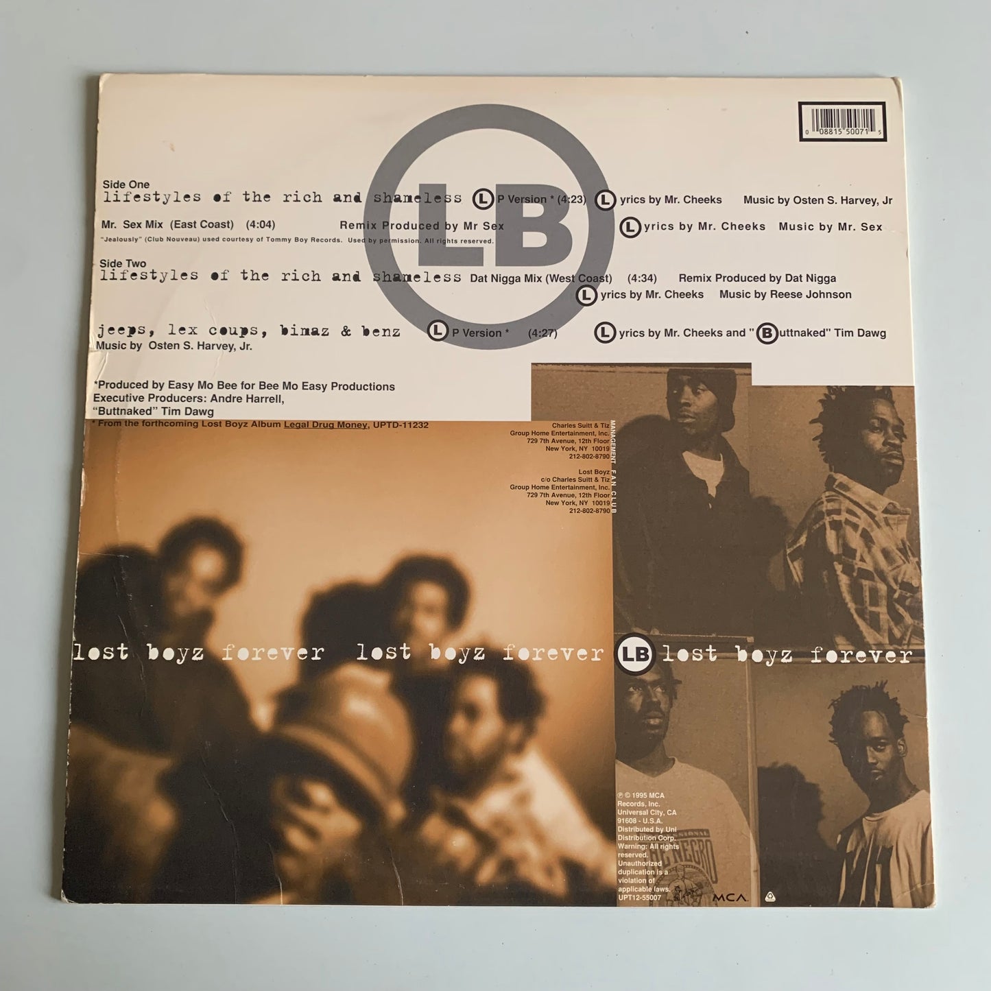 Lost Boyz - Lifestyles Of The Rich And Shameless (Remixes) - Single 1995