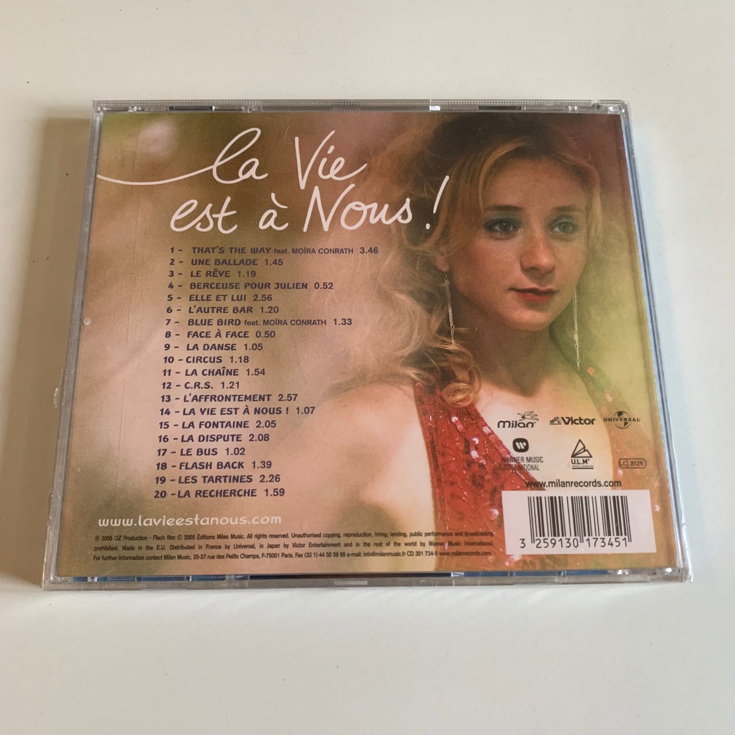CD - La Vie Est A Nous - Bande Originale du Film - 2005 Neuf