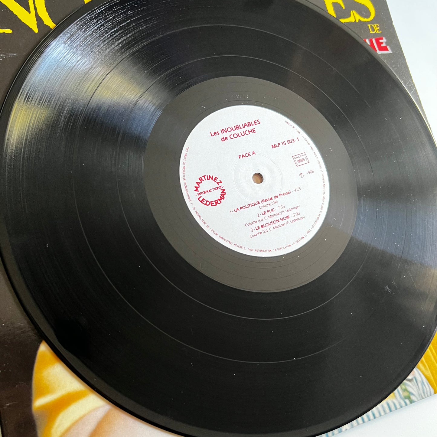 Coluche - Les Inoubliables De Coluche - Double LP 1988