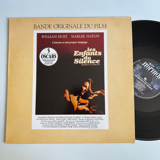 Les Enfants Du Silence (Children Of A Lesser God), Bande Originale Du Film - LP 1987