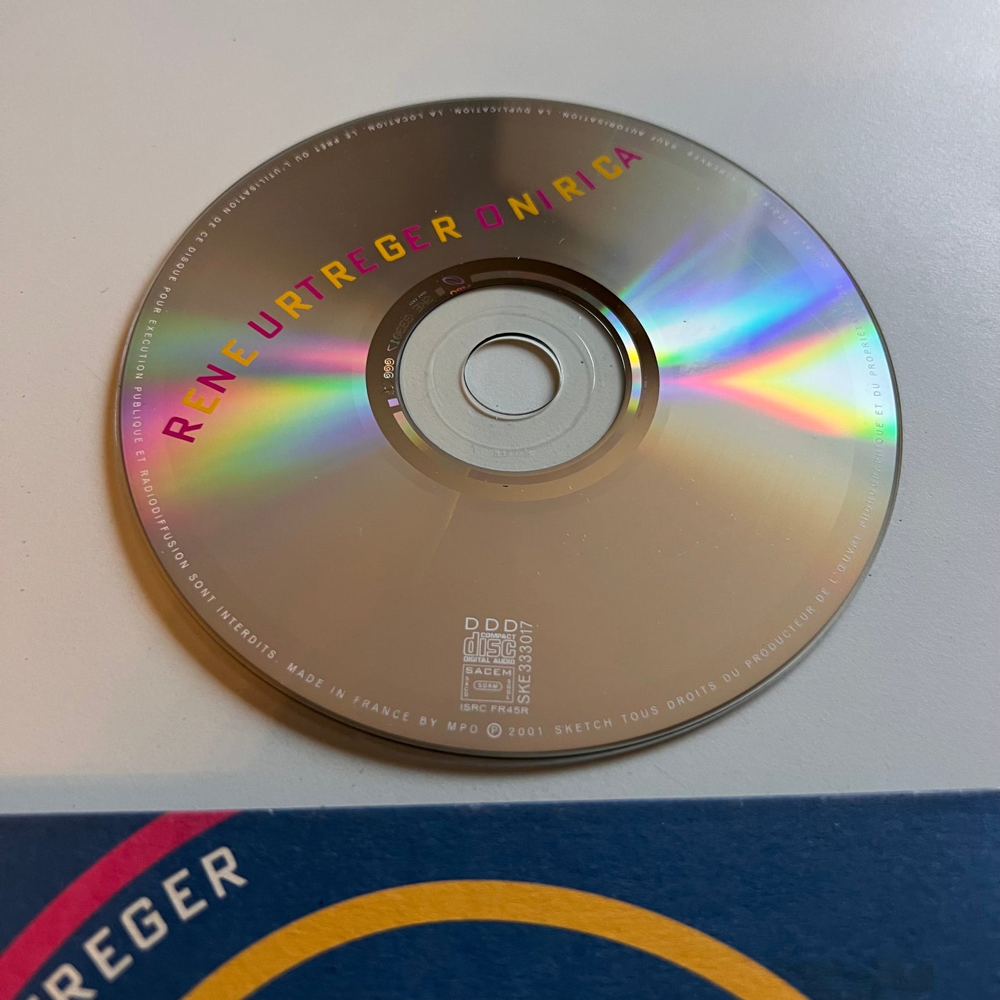 CD - Rene Urtreger - Onirica - 2001