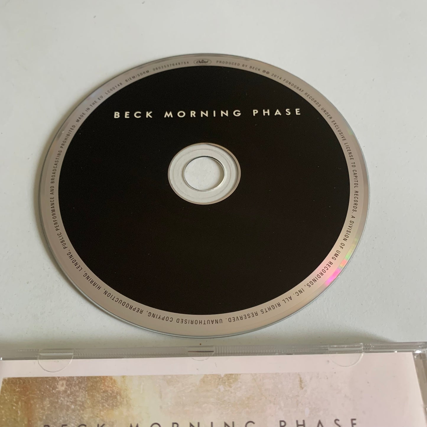 CD - Beck - Morning Phase - 2014 Occasion