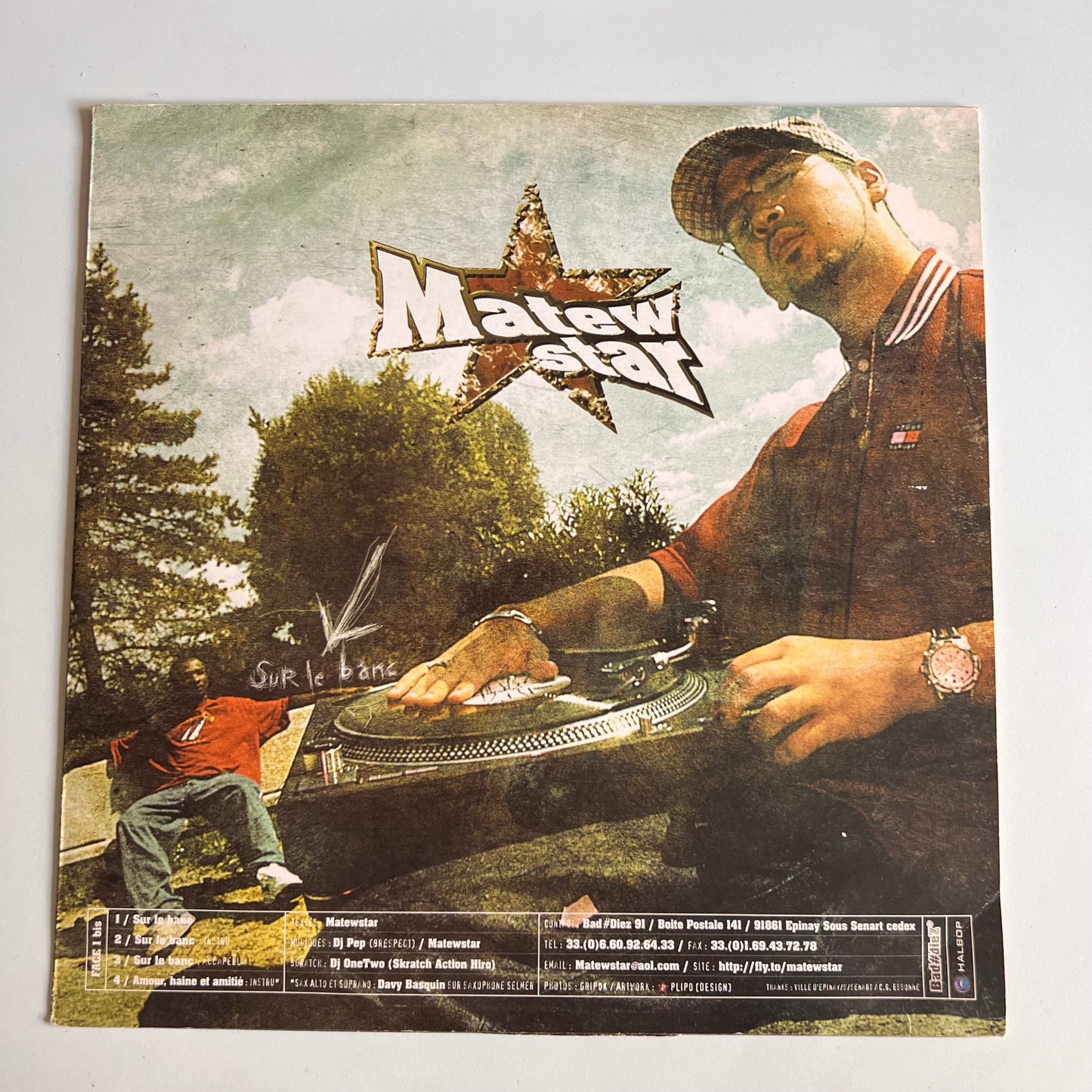 Matew Star - J'aurais Pu Etre / Sur Le Banc - Single Promo 2001