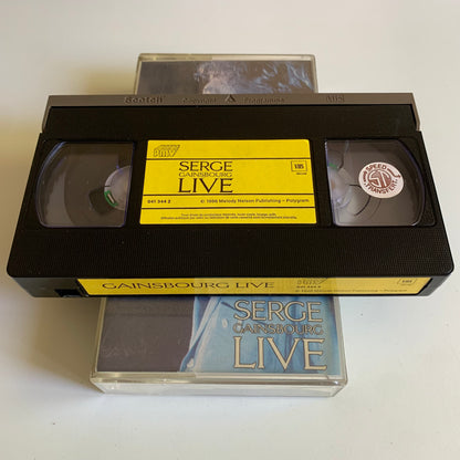 Serge Gainsbourg - Live - VHS 1986 Occasion