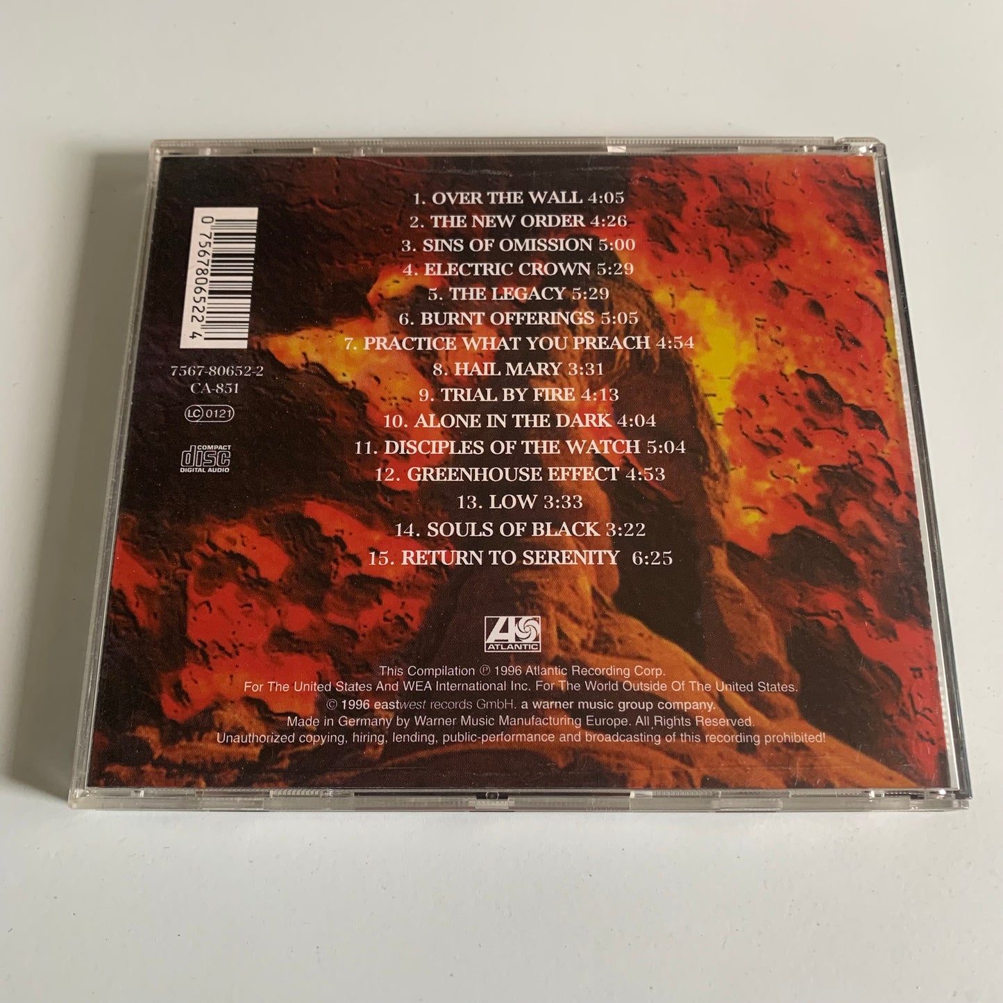 CD - Testament - The  Best Of Testament - 1996 Occasion