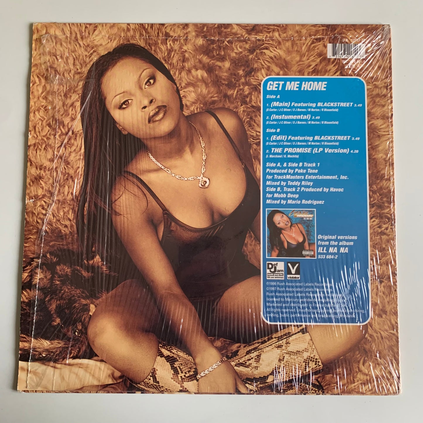 Foxy Brown - Blackstreet - Get Me Home - Single 1997