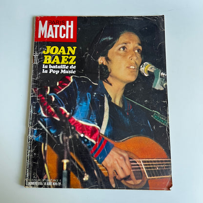 Paris Match - Joan Baez - Nº 1110 15 Août 1970
