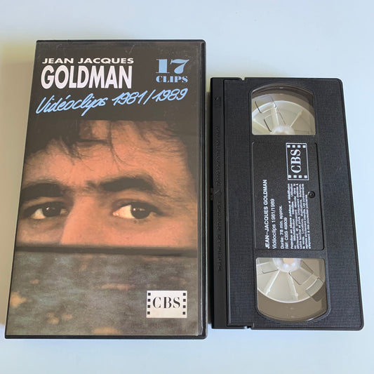 Jean-Jacques Goldman - Videoclips 1981/1989 - VHS 1989 Occasion
