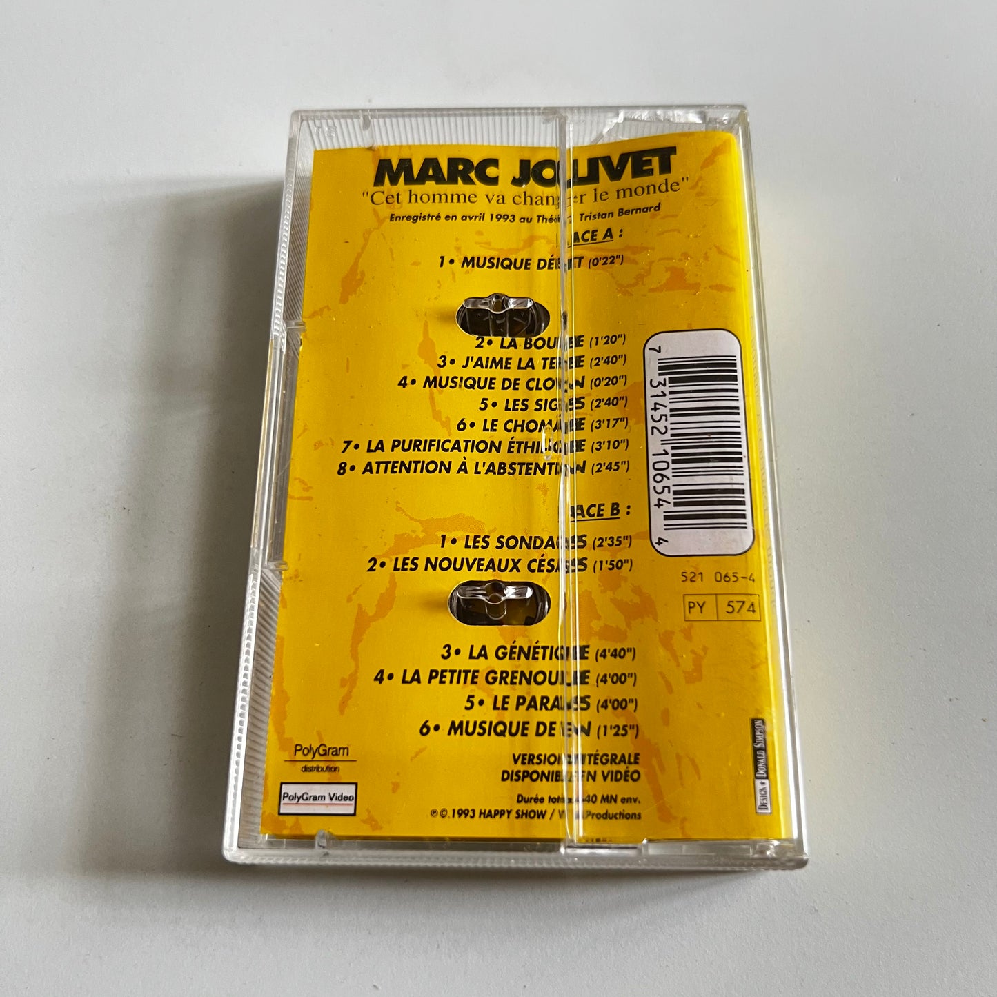 Marc Jolivet - Cet Homme Va Changer Le Monde - 1993
