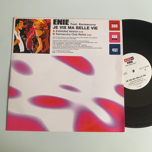 Enie - Je Vis Ma Belle Vie - 12’ 45RPM 2003 Occasion