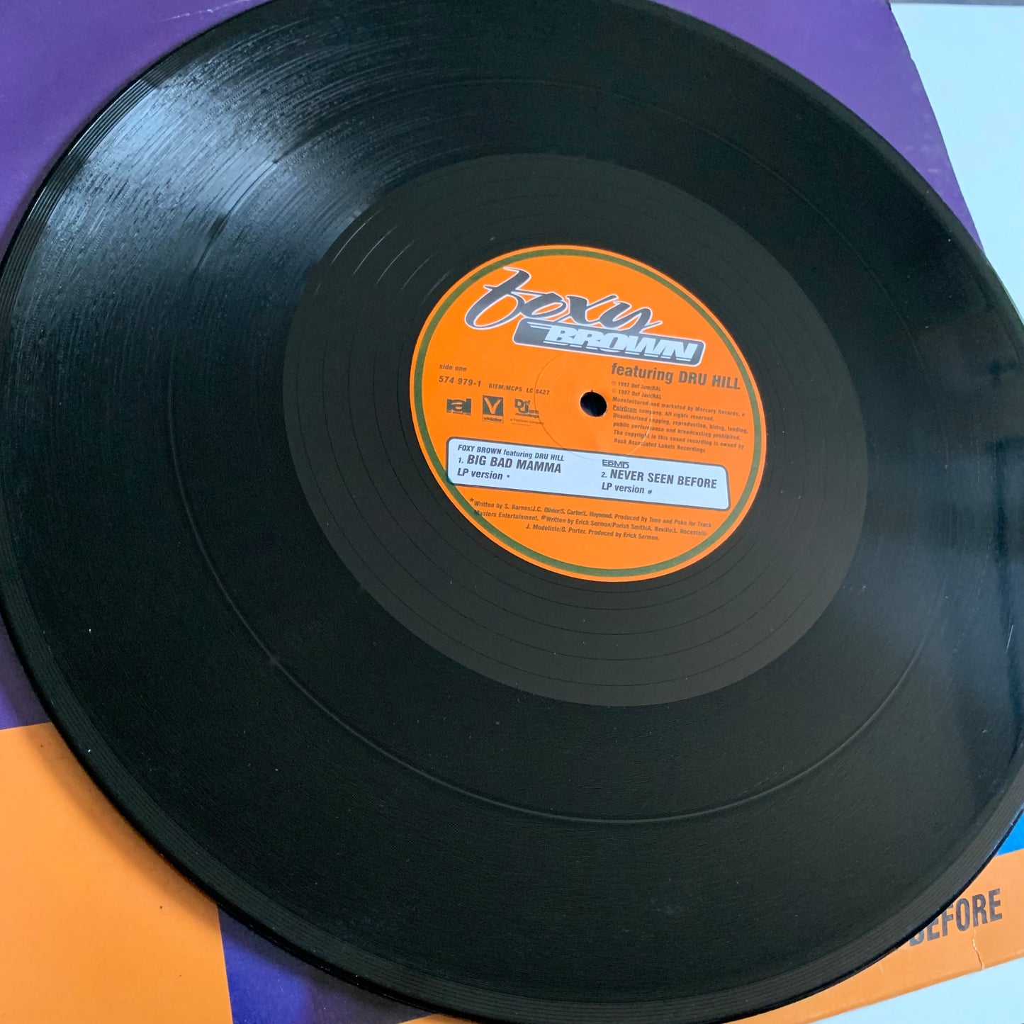 Foxy Brown Feat Dru Hill - Big Bad Mamma / Never Seen Before - Maxi 1997 Occasion