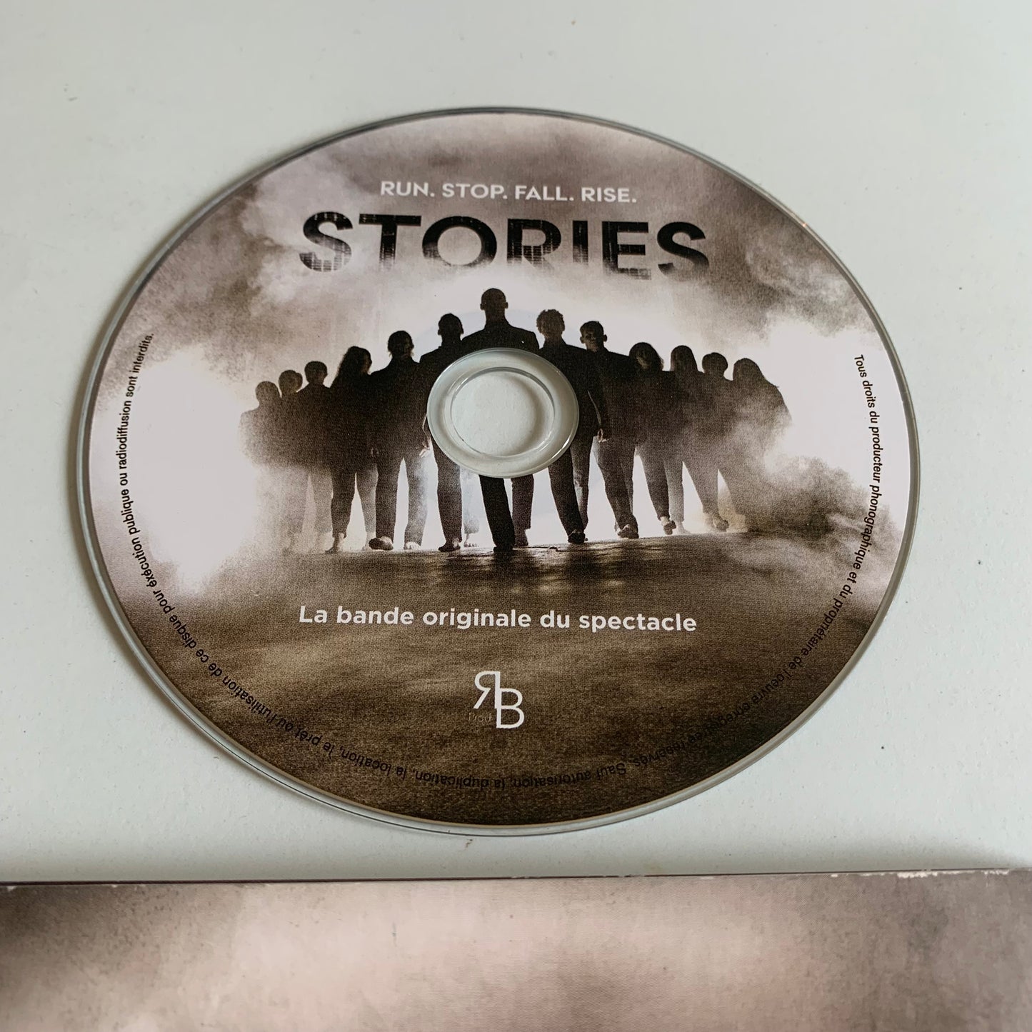 CD - Run Stop Fall Rise - Stories - Bande Originale du Spectacle - 2021 Occasion