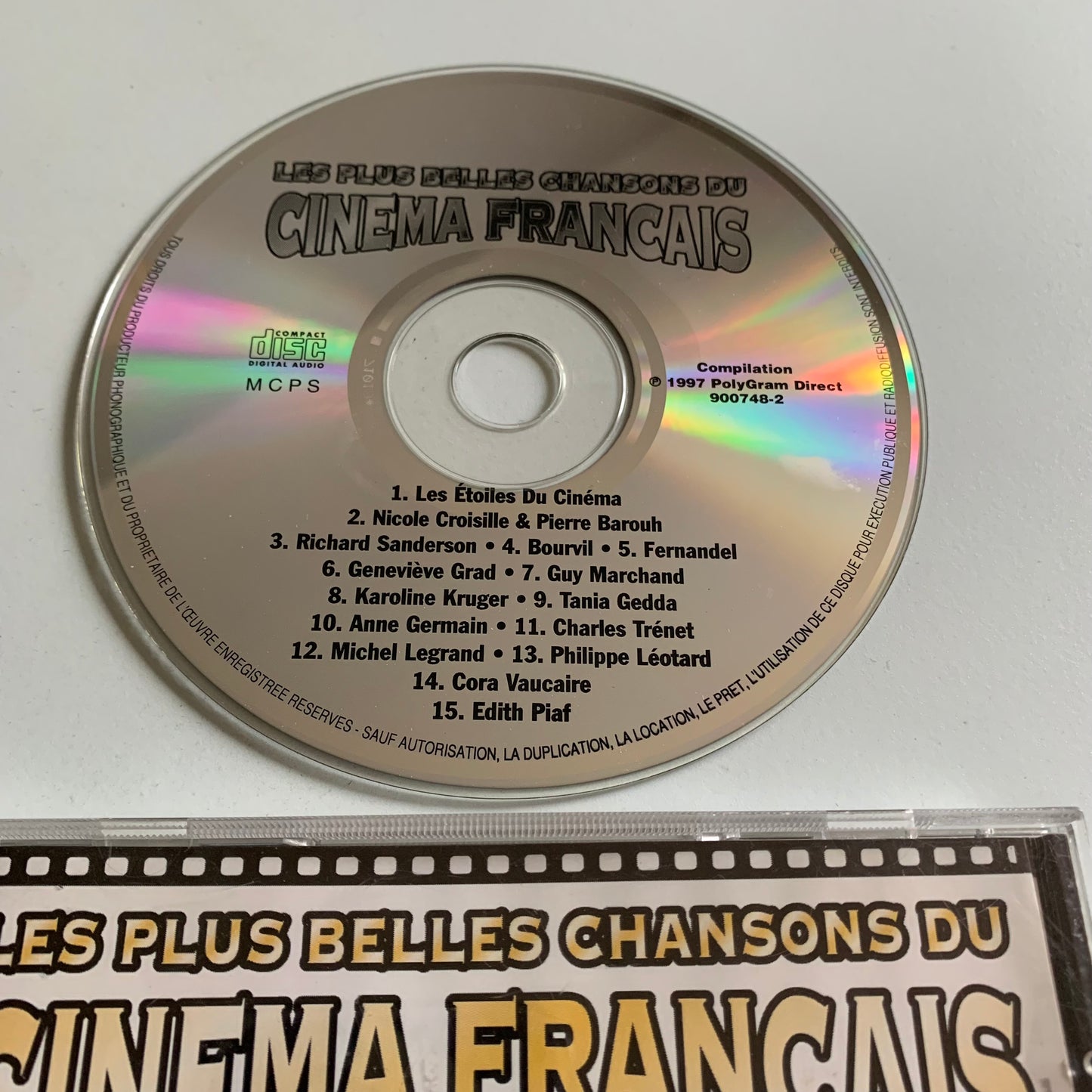 CD - Compilation - Les Plus Belles Chansons Du Cinéma Français - 1997 Occasion