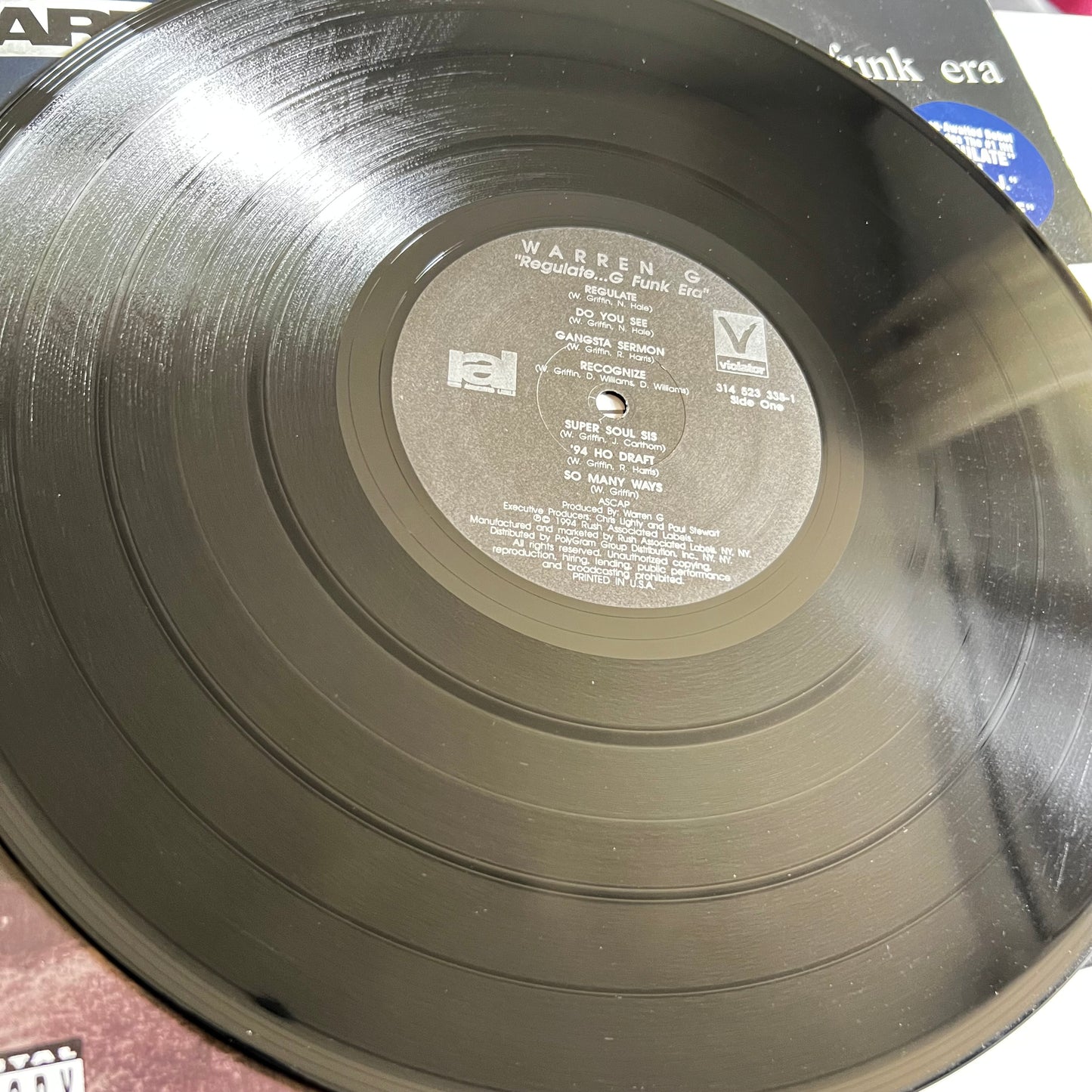 Warren G - Regulate. G Funk Era - OG LP 1994