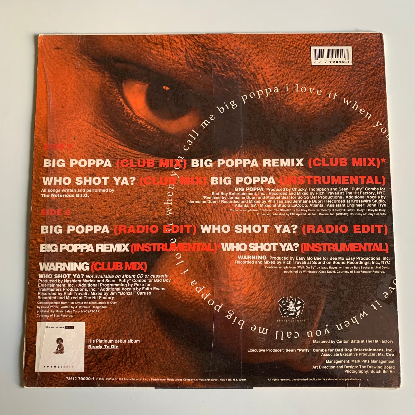 The Notorious B.I.G. - Big Poppa (Remix) - Single 1995