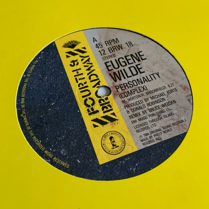Eugene Wilde - Personality - Single 1984