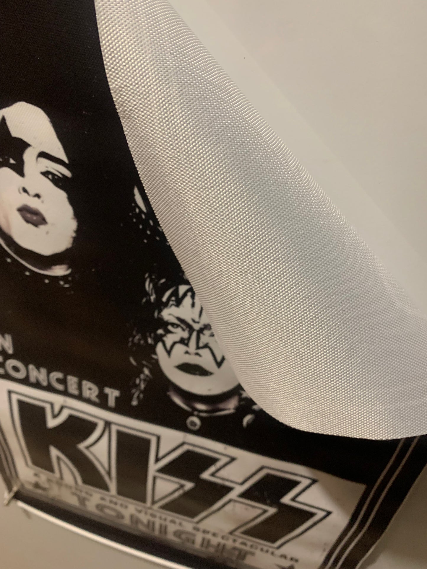Affiche Poster en Toile - Kiss In Concert - 45/30cm