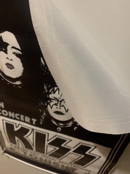Affiche Poster en Toile - Kiss In Concert - 45/30cm