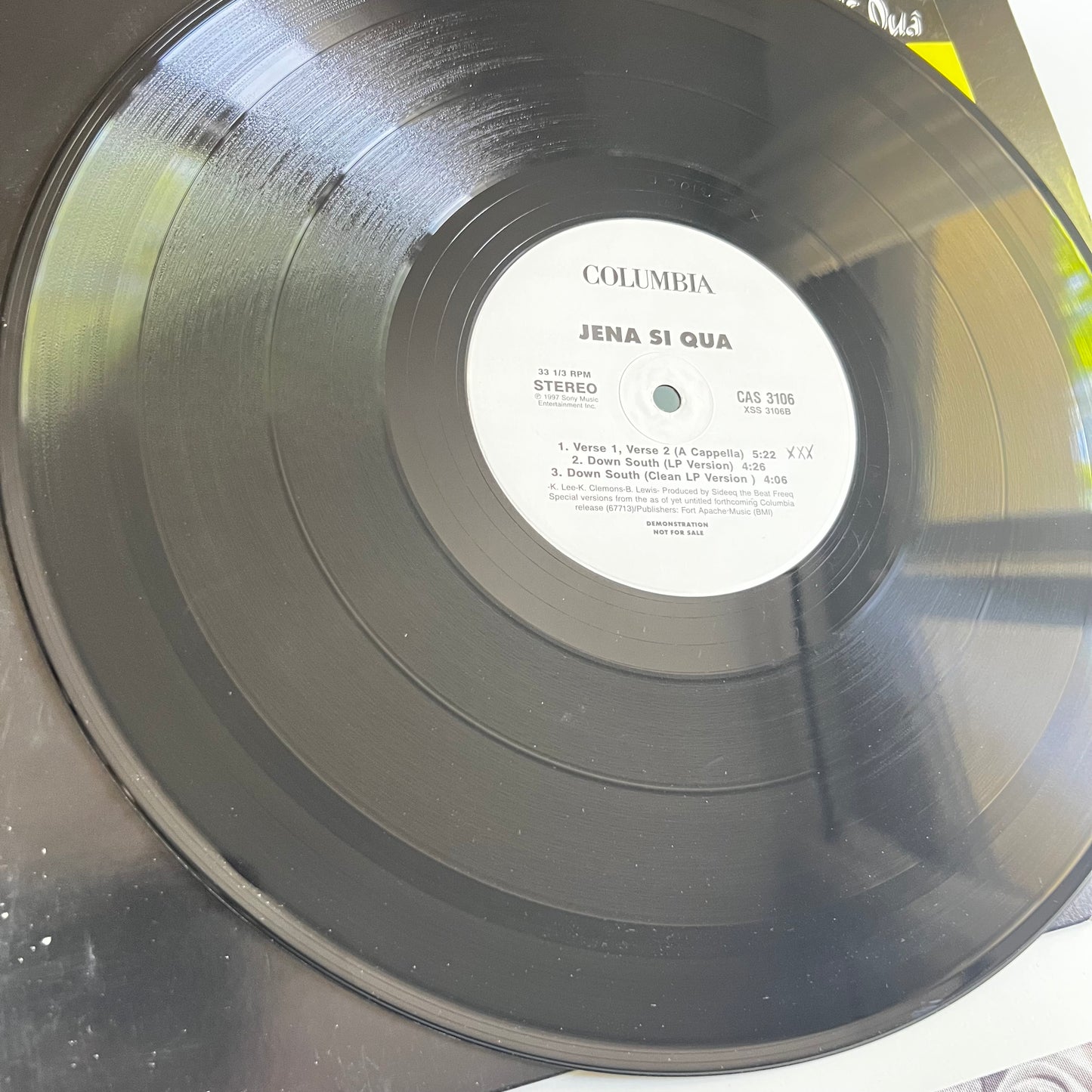 Jena Si Qua - Verse 1, Verse 2 / Down South - Single Promo 1997
