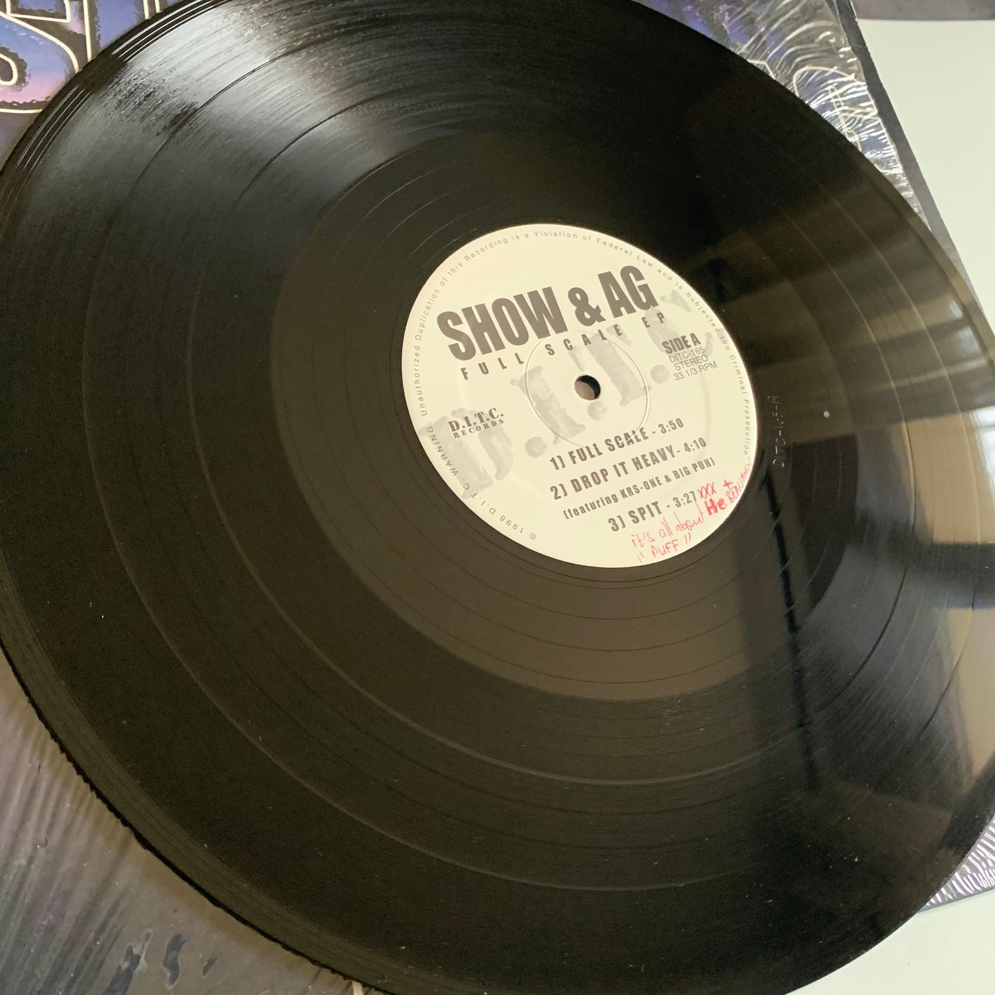 Show & AG - Full Scale EP - Single 1998